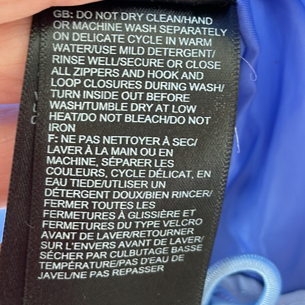 💙 THE NORTH-FACE WOMENS DRY VENT X-SMALL RAIN JACKET “BEAUTIFUL PERWINKLE/BLUE” - Picture 11 of 16